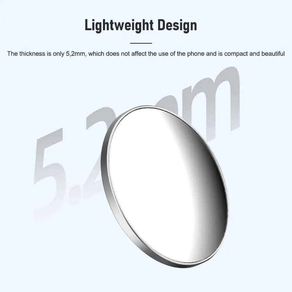 For Magsafe Magnetic Convex Mirror Smartphone Beauty Mirror Video Selfie Vlog Magnetic Mirror For Streaming Selfie