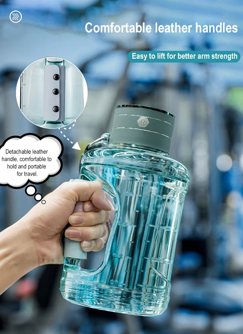 Hydrogen-Rich Water Container Portable Hydrogen Water Bottle Gym Sports Fitness Hydrogen-Rich Sports Bottle Water Kettle 1.5L