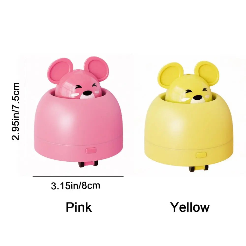 Electric Automatic Cat Teasing Device Smart USB Charging Interactive Cat Toy Plastic Retractable Head Moving Mouse Toy