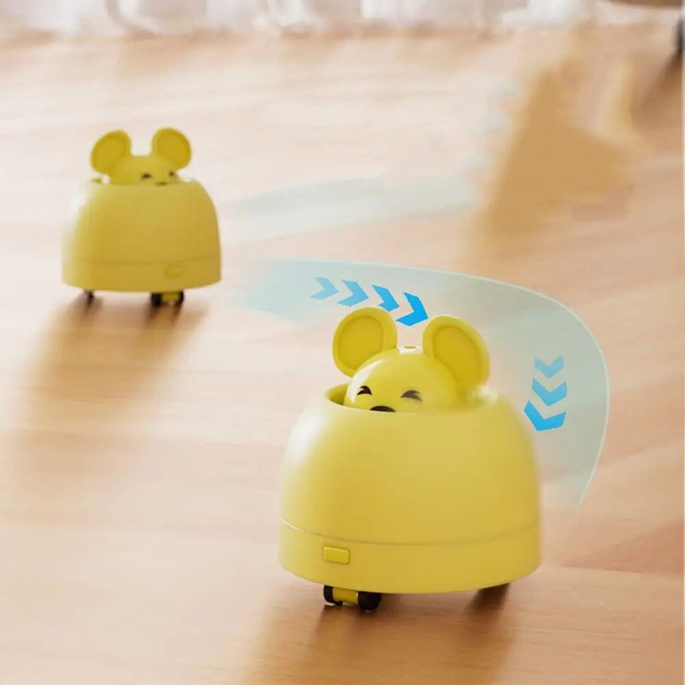 Electric Automatic Cat Teasing Device Smart USB Charging Interactive Cat Toy Plastic Retractable Head Moving Mouse Toy